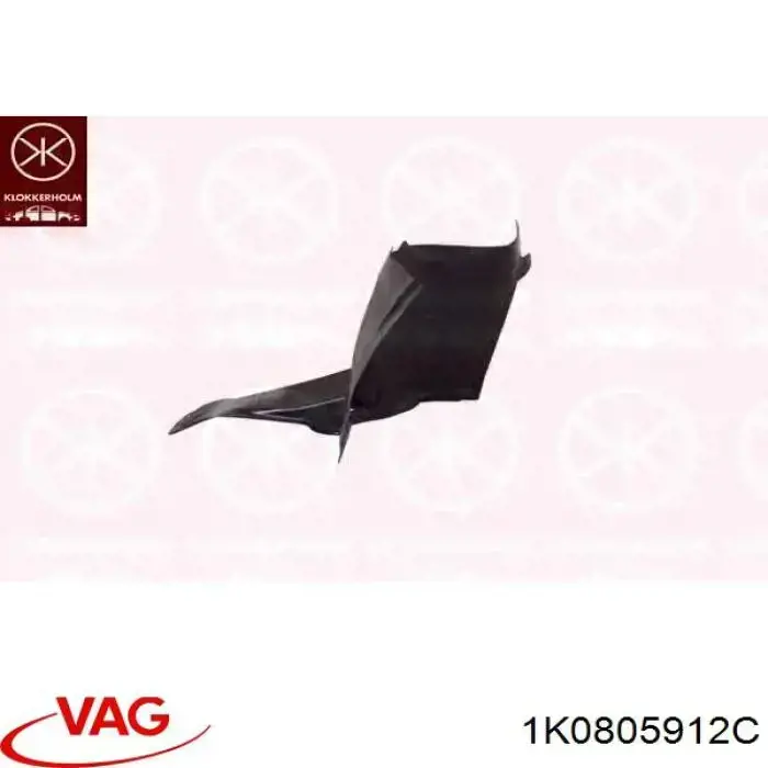 Підкрилок переднього крила, правий передній VAG 1K0805912C ціна, від 10.80 USD