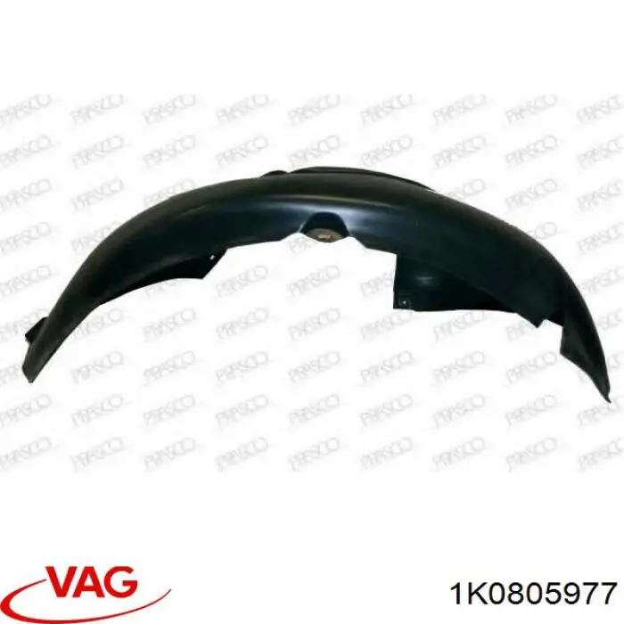 Підкрилок переднього крила, лівий задній VAG 1K0805977 ціна, від 15.24 USD