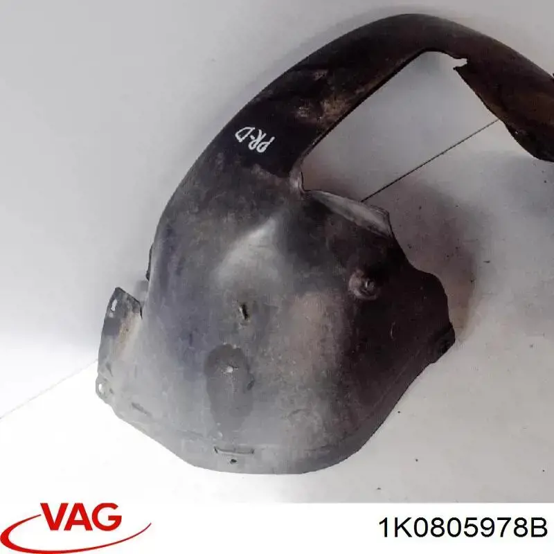 Підкрилок переднього крила, правий задній VAG 1K0805978B ціна, від 23.62 USD