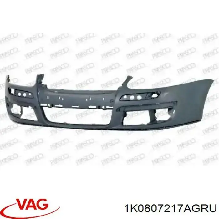 Бампер на авто VAG 1K0807217AGRU ціна, від 63.63 USD