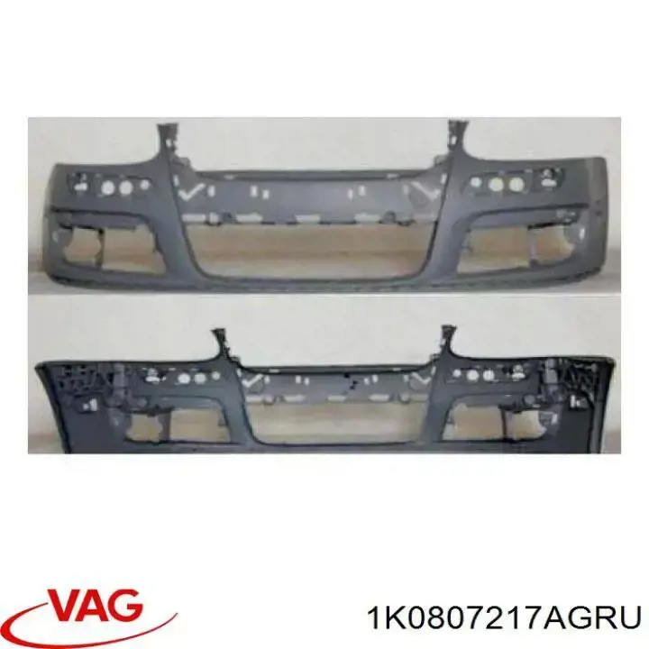 1K0807217AGRU VAG Бампер передній в зборі