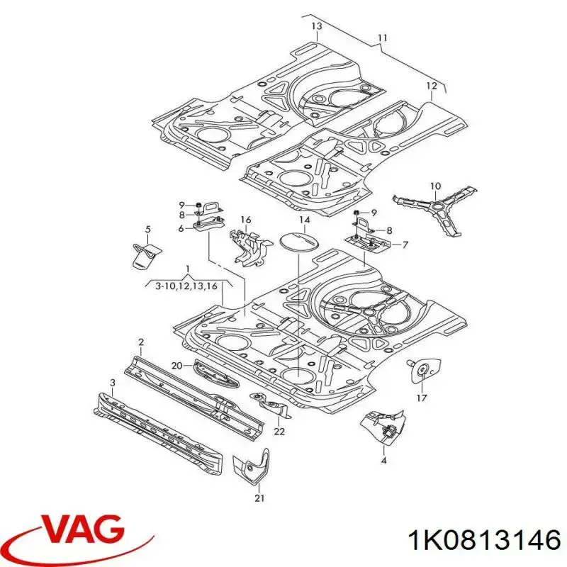 1K0813146 VAG 
