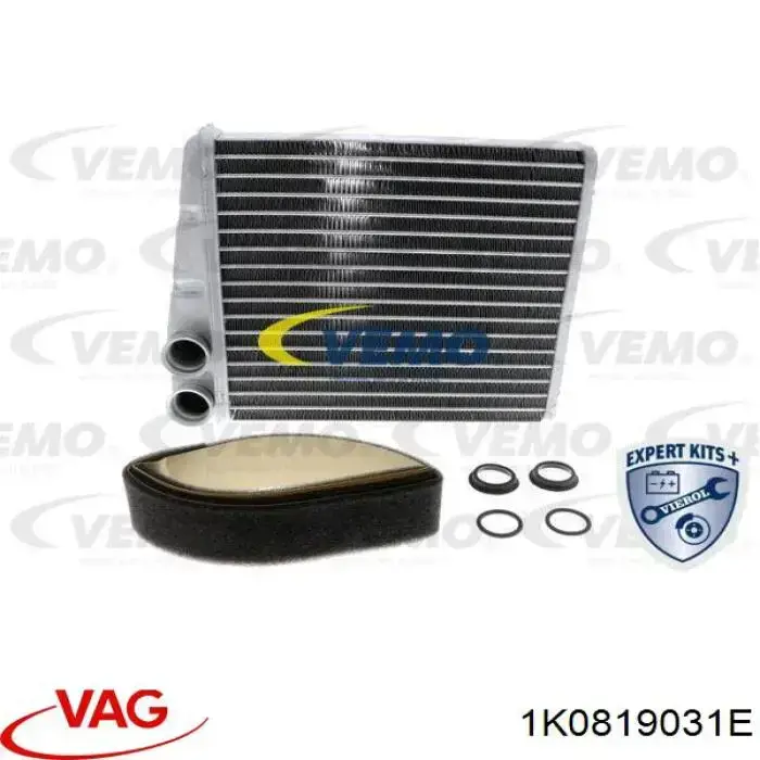 Радіатор пічки (обігрівача) VAG 1K0819031E ціна, від 9.69 USD