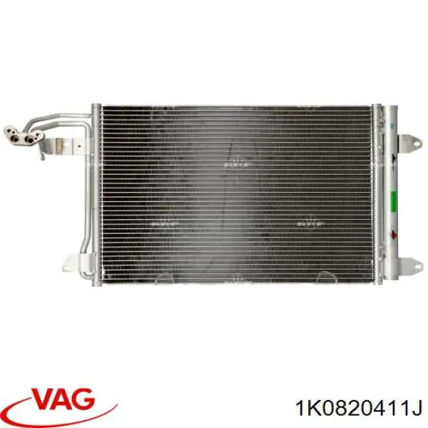 Конденсатор кондиціонера VAG 1K0820411J ціна, від 50.67 USD