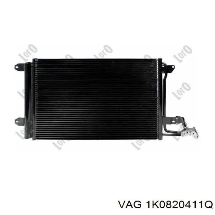 Радіатор кондиціонера 1K0820411Q VAG