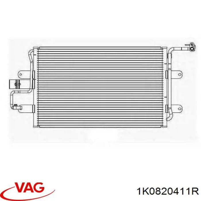 Конденсатор кондиціонера VAG 1K0820411R ціна, від 52.80 USD