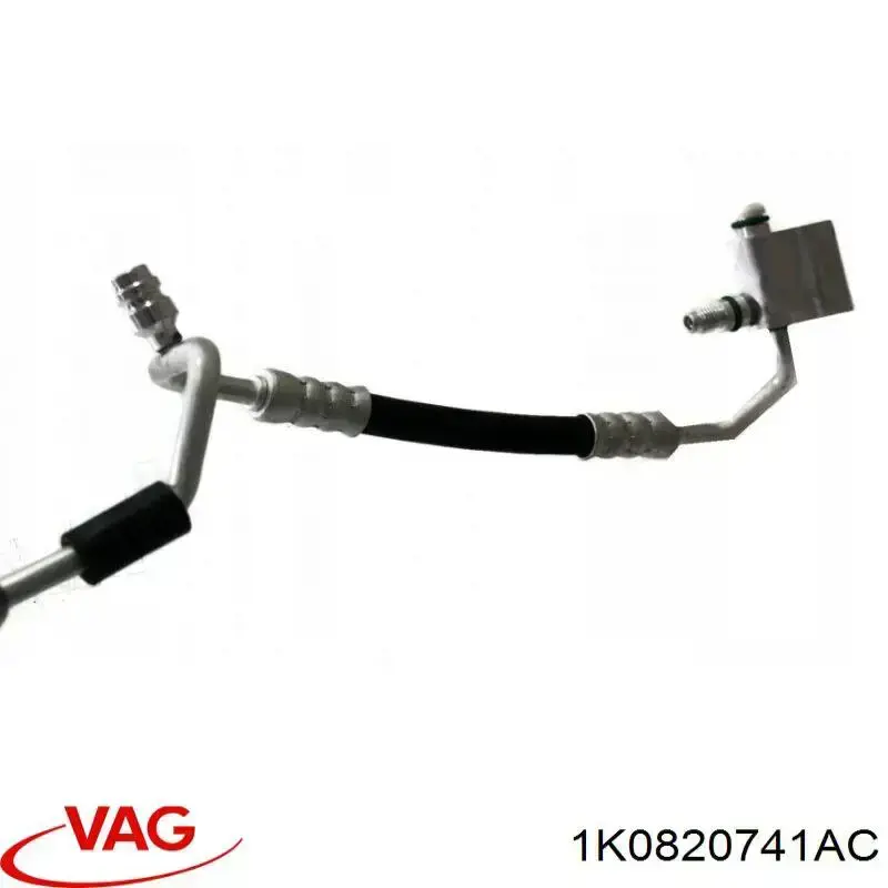 1K0820741AC VAG шланг кондиціонера, від радіатора до випарника
