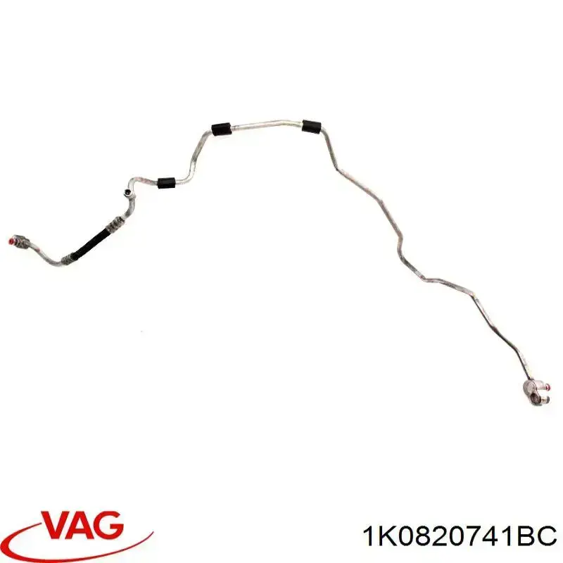 1K0820741BC VAG Шланг кондиціонера, від радіатора до випарника
