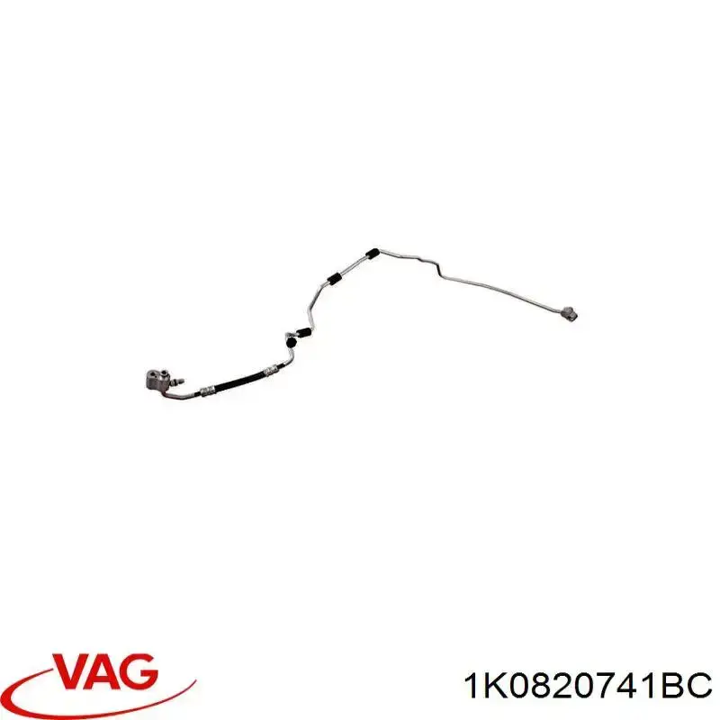Шланг кондиціонера, від радіатора до випарника VAG 1K0820741BC ціна, від 52.21 USD