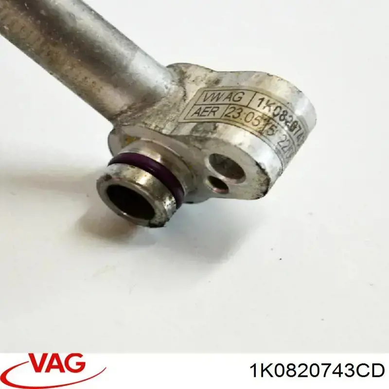Шланг кондиціонера, від випарника до компресора VAG 1K0820743CD ціна, від 21.25 USD