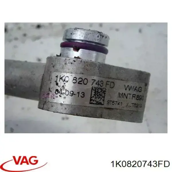 Шланг кондиціонера, від випарника до компресора VAG 1K0820743FD ціна, від 12.67 USD