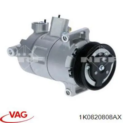 Компресор кондиціонера 1K0820808AX VAG