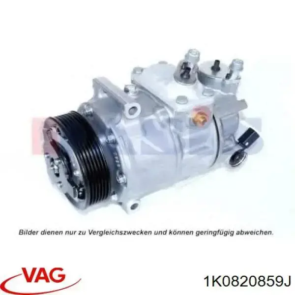 1K0820859J VAG Компресор холодоагенту