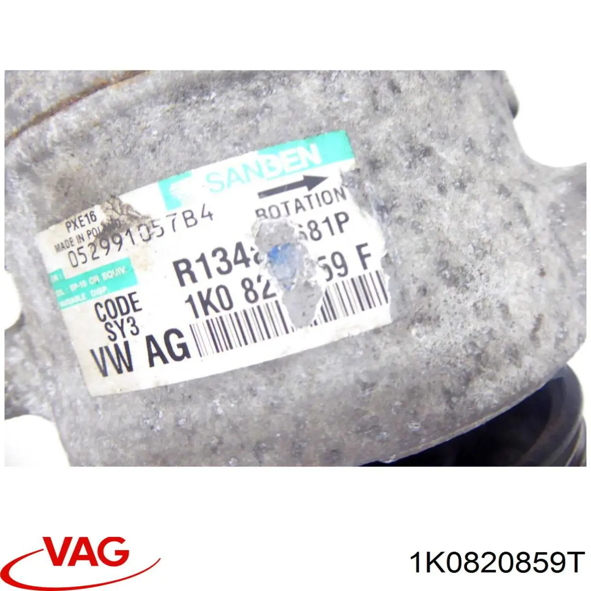 Купити 1K0820859T VAG Компресор кліматичної установки
