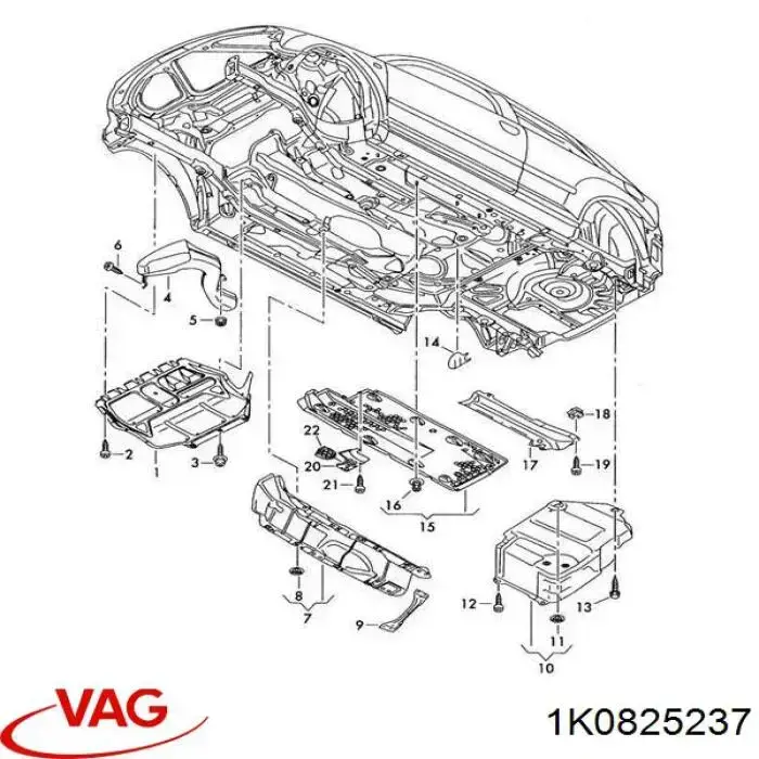 Захист двигуна передній CVR98379 Magneti Marelli
