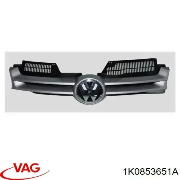 1K0853651A VAG Решітка радіатора