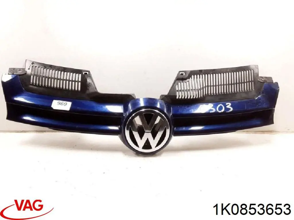 Облицювання радіатора VAG 1K0853653 ціна, від 37.67 USD