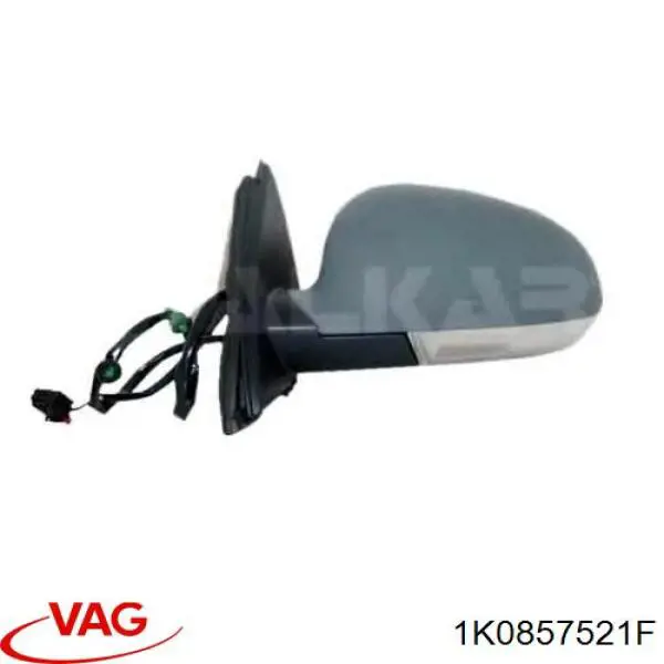1K0857521F VAG Дзеркальний елемент лівий