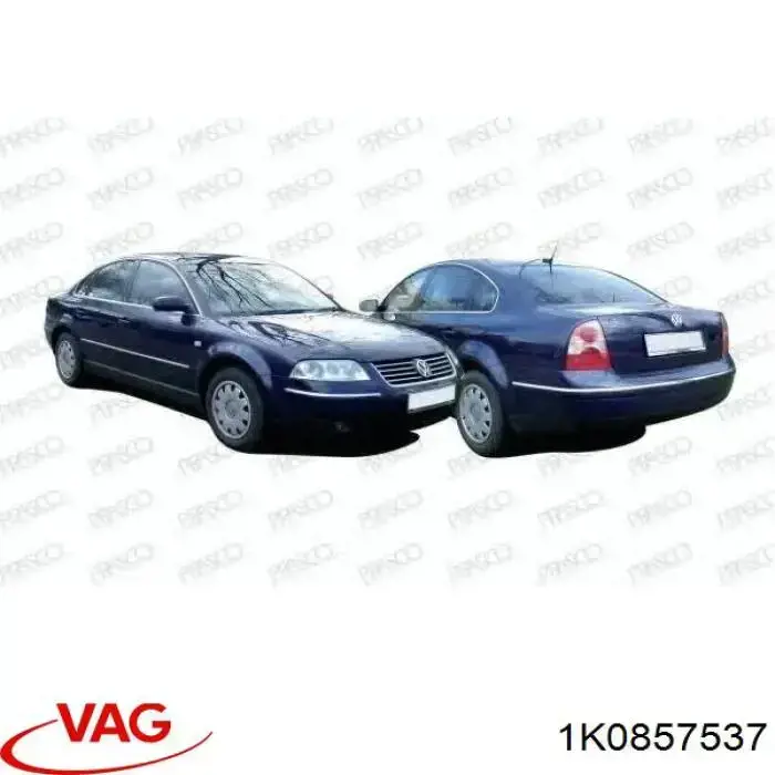 Накладка дзеркала заднього виду, ліва 1K0857537 VAG