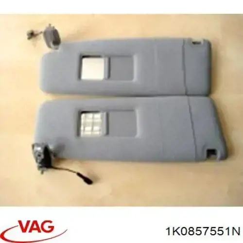Козирок сонцезахисний автомобіля VAG 1K08575512F4 ціна, від 12.64 USD