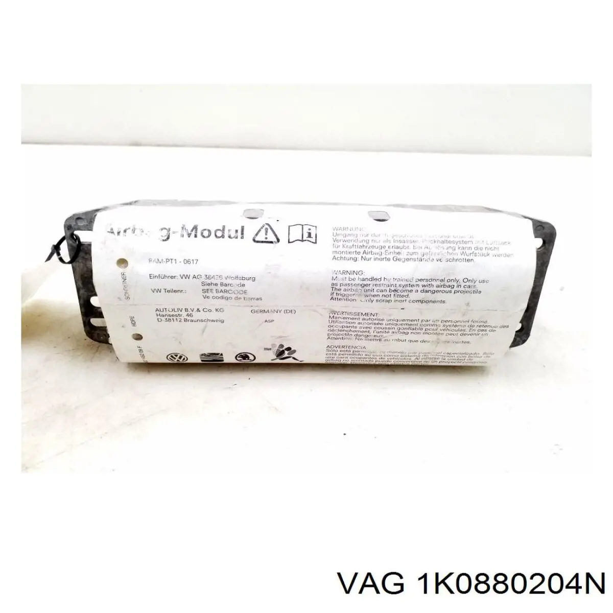 Купити 1K0880204N VAG Установка подушки безпеки пасажира