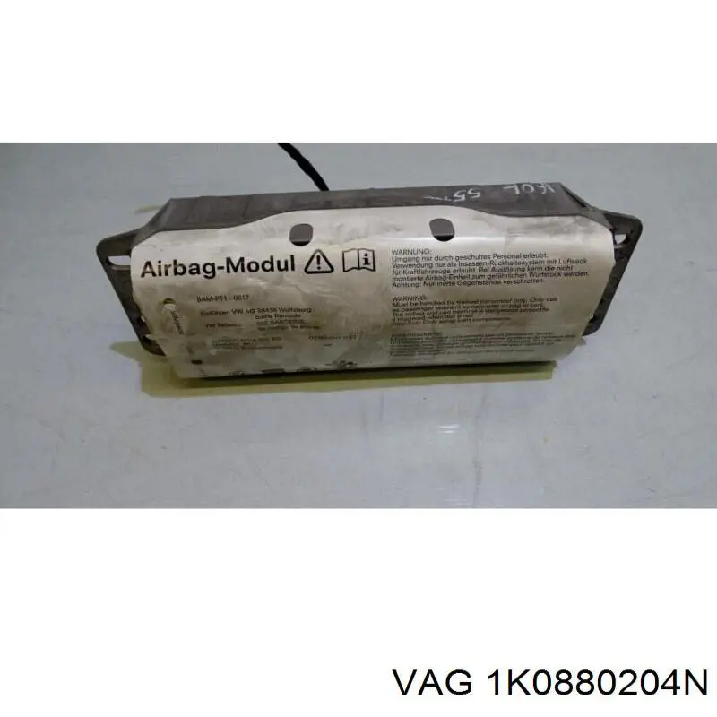 Подушка безпеки, пасажирська, AIRBAG VAG 1K0880204N
