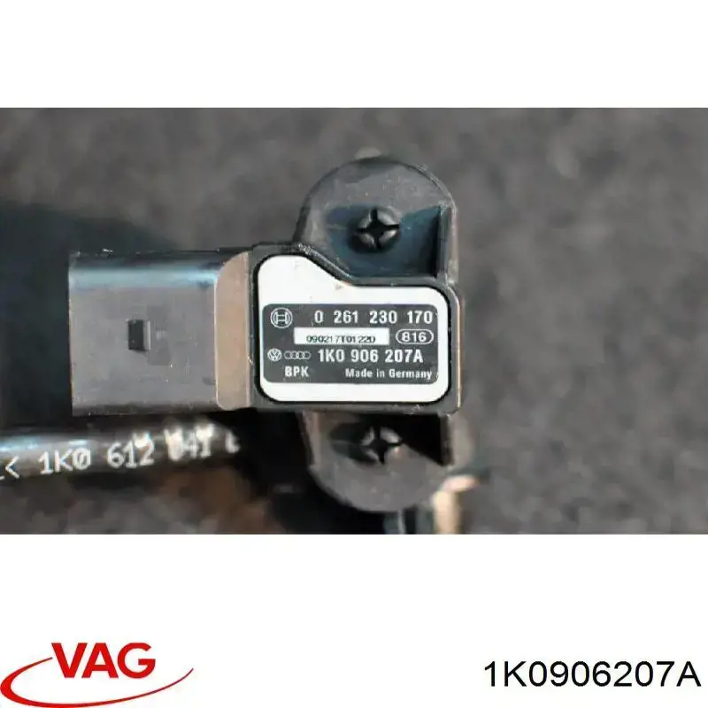 Датчик розрядження вакуумного підсилювача гальм 1K0906207A VAG