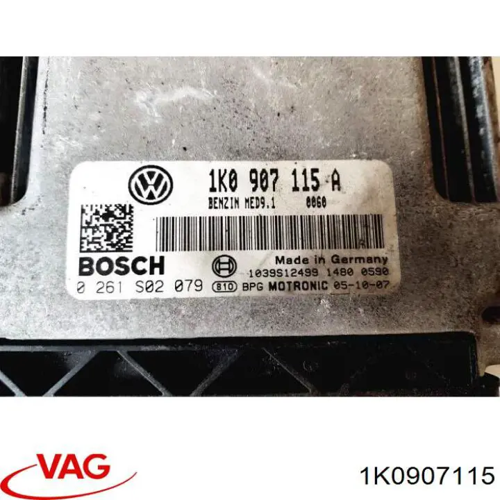 ЕБУ VAG 1K0907115 ціна, від 322.40 USD