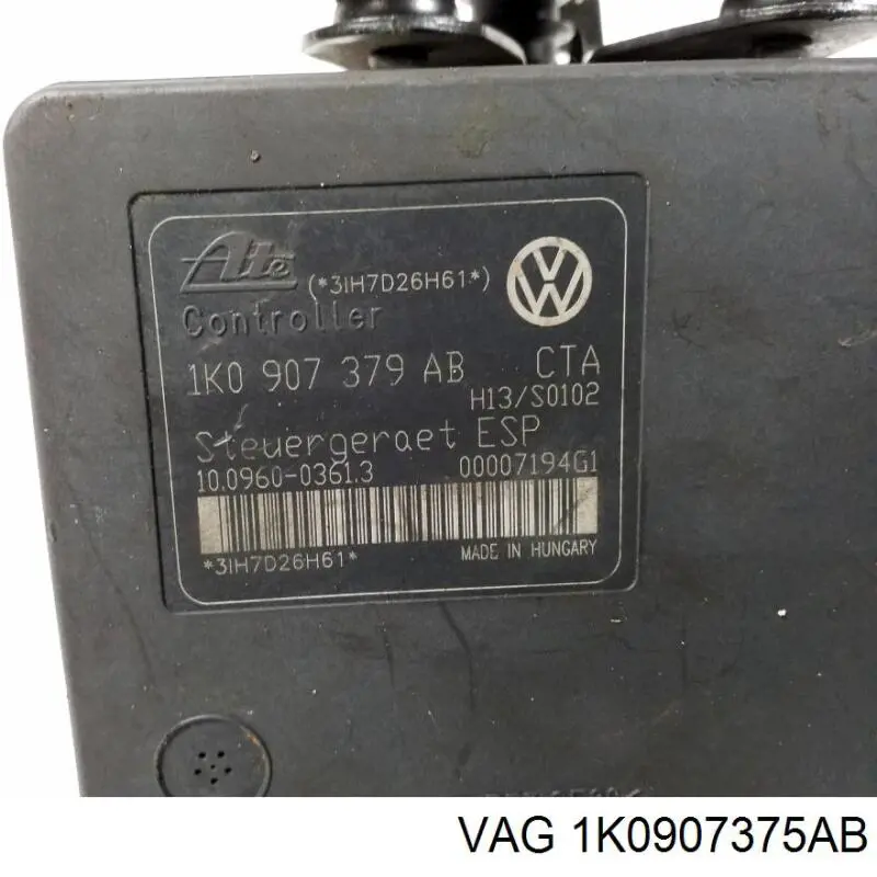  VAG 1K0907375AB ціна, від 190.03 USD
