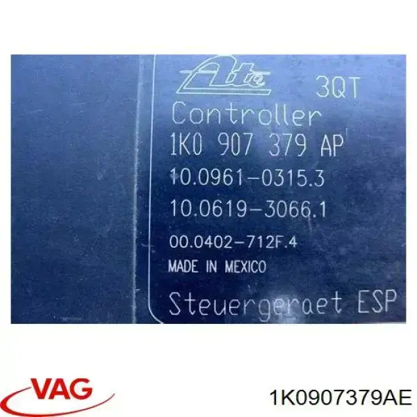 Блок АБС 1K0907379AE VAG