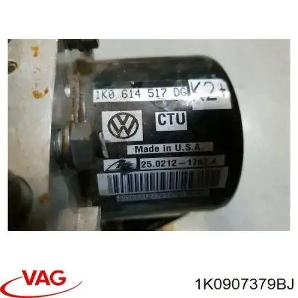 Купити 1K0907379BJ VAG Модуль (блок ЕБУ) управління АБС (ABS)