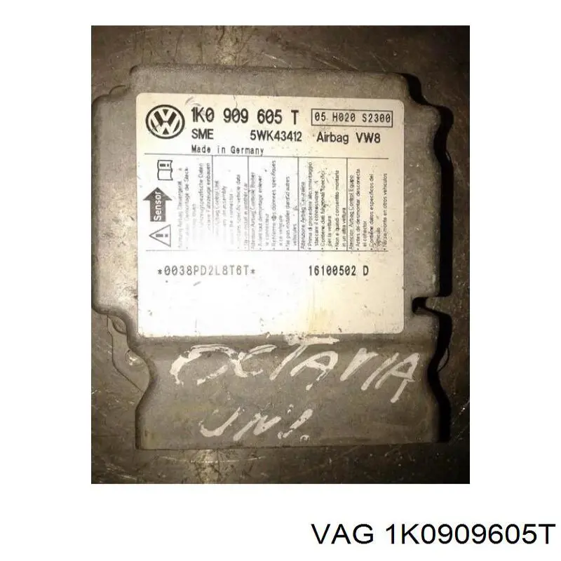 Модуль-процесор керування подушки безпеки 1K0909605T VAG