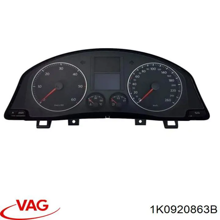 1K0920863B VAG Щиток приладів додатковий