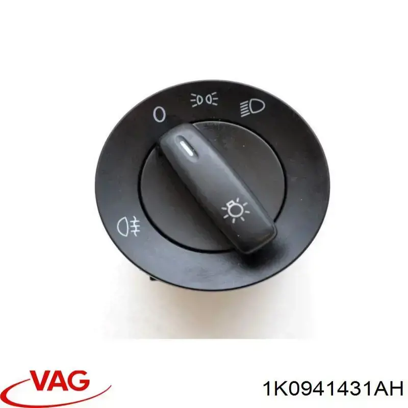 Купити 1K0941431AH VAG Перемикач світла фар, на "торпеді"