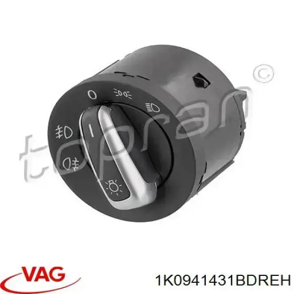 1K0941431BDREH VAG Перемикачі електричні (перемикач світла центральний)