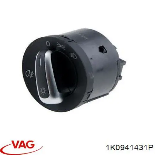 1K0941431P VAG Перемикачі електричні (перемикач світла центральний)