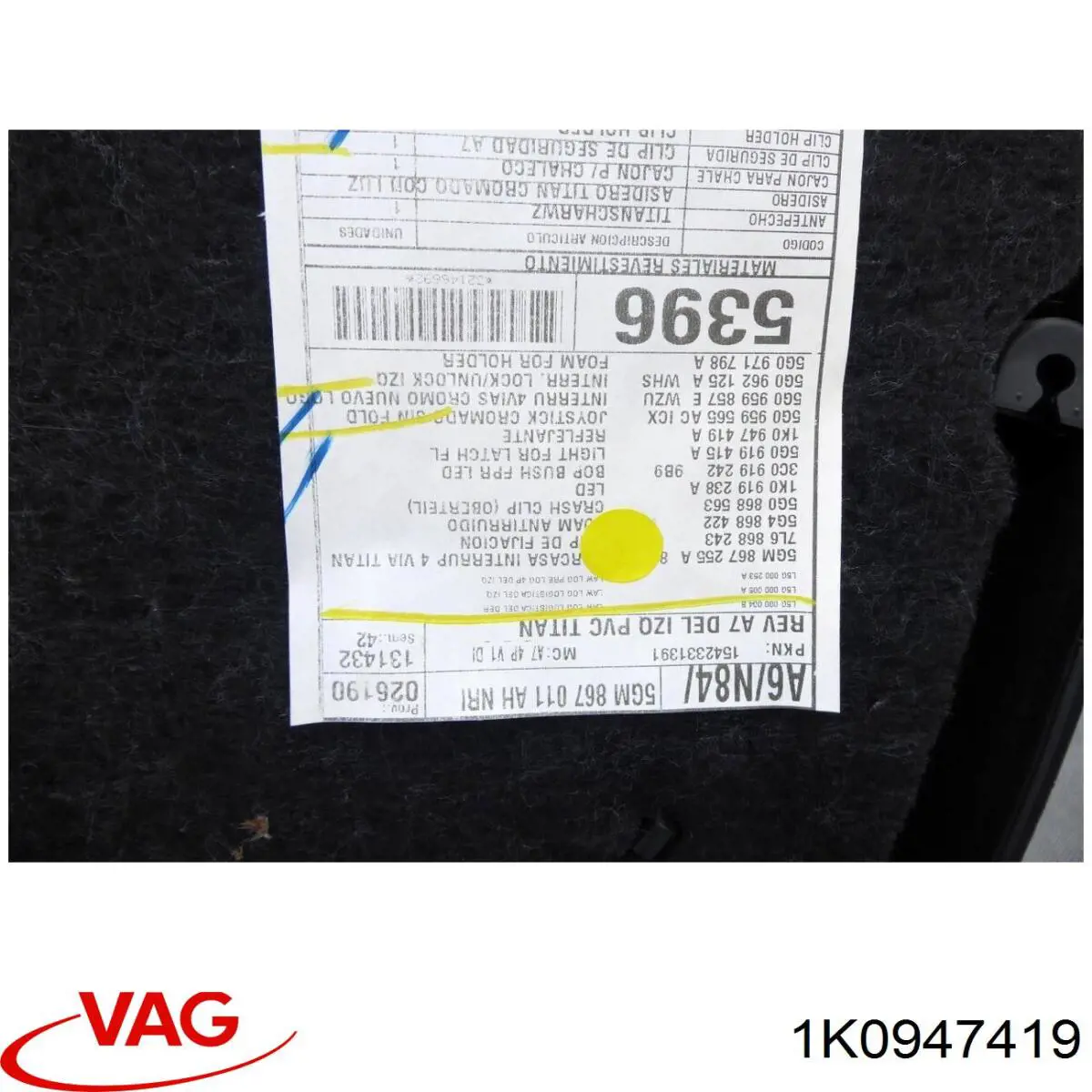 Купити 3947002 Autotechteile Габарит передній, верхній (катафот), лівий