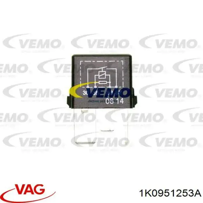 Купити 1K0951253A VAG Реле електричне багатофункціональне