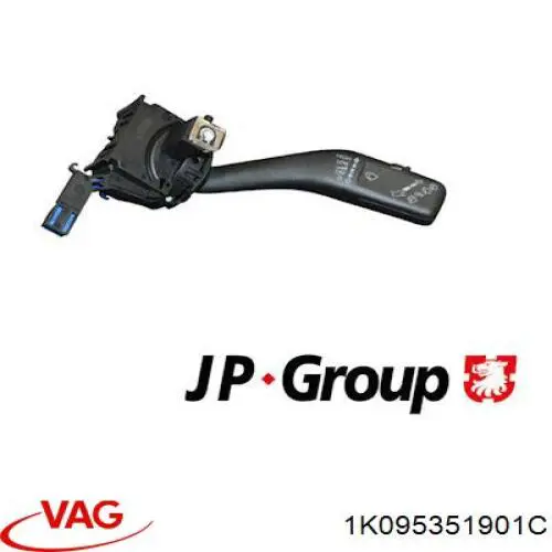 Перемикач підрульовий, правий VAG 1K095351901C ціна, від 7.05 USD