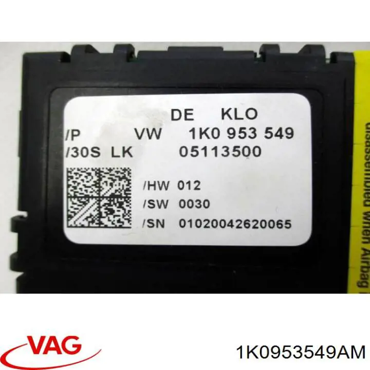 Купити 1K0953549AM VAG Модуль керування (ЕБУ) підрульових перемикачів