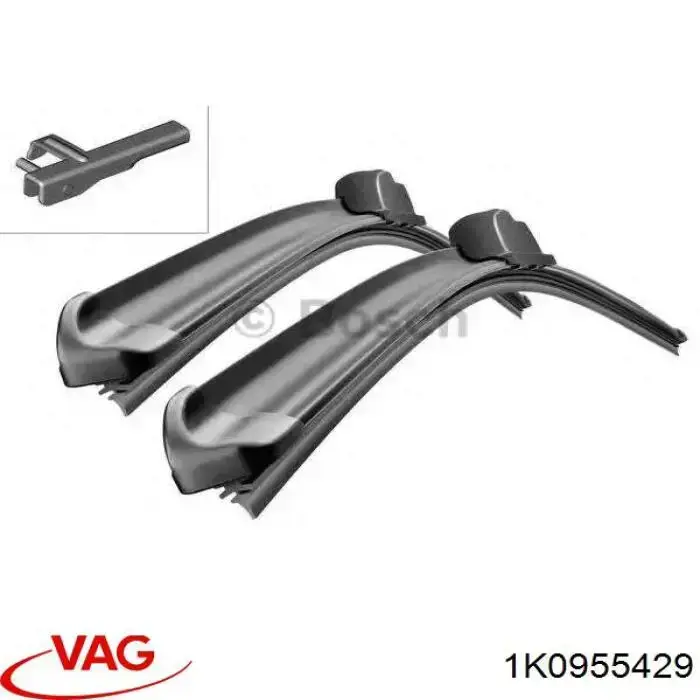 Купити 1K0955429 VAG Гумка склоочисника водійська