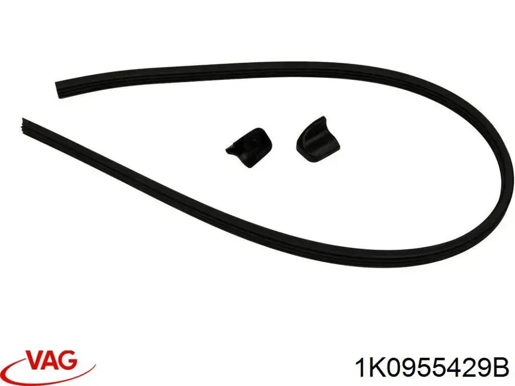 Гумка склоочисника водійська VAG 1K0955429B ціна, від 12.75 USD