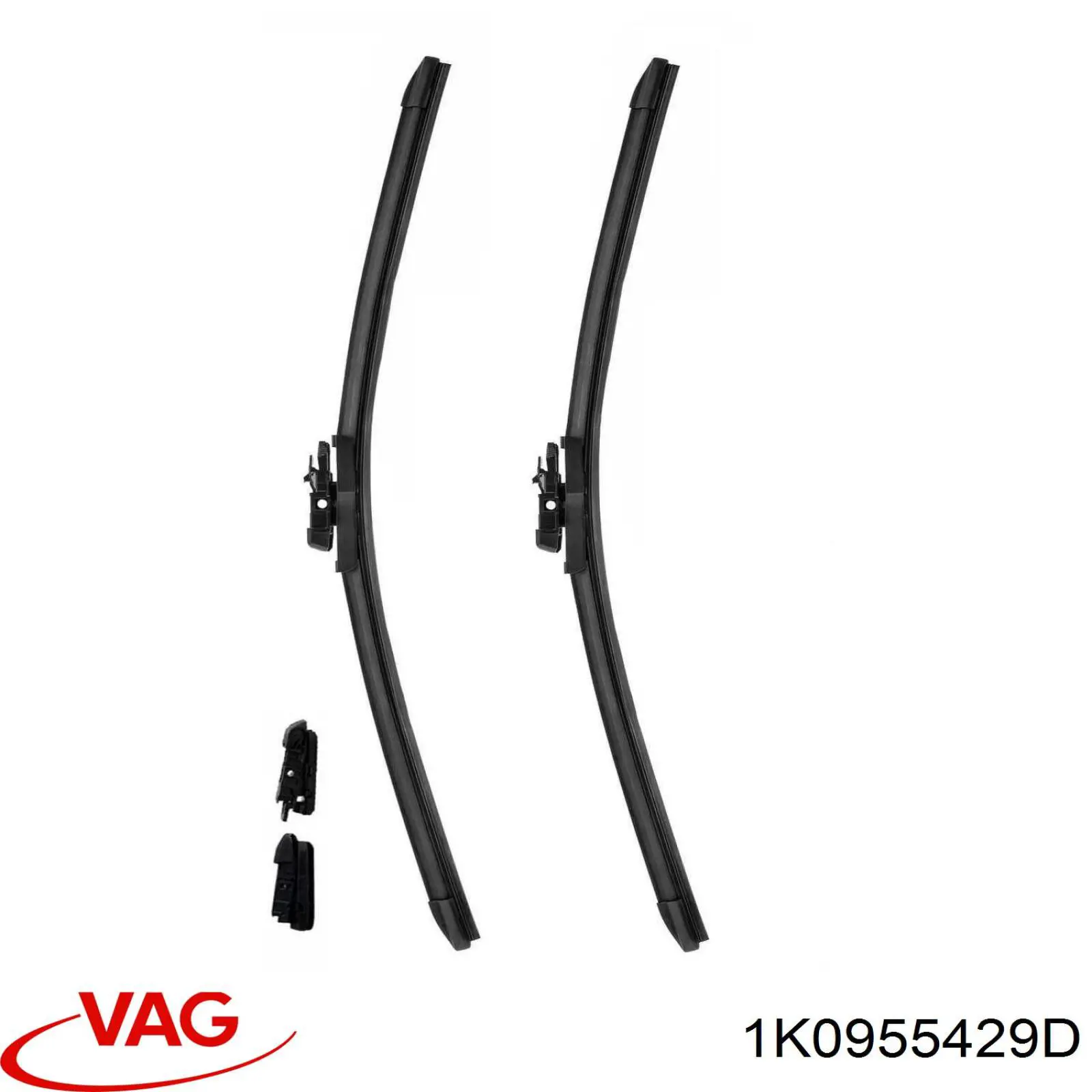 Купити 1K0955429D VAG Гумка склоочисника водійська