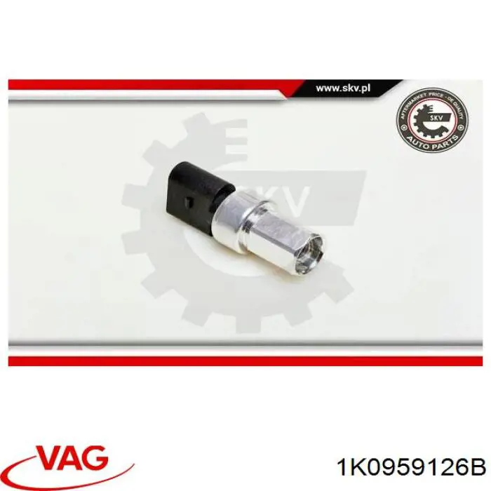 Датчик абсолютного тиску кондиціонера VAG 1K0959126B ціна, від 11.85 USD
