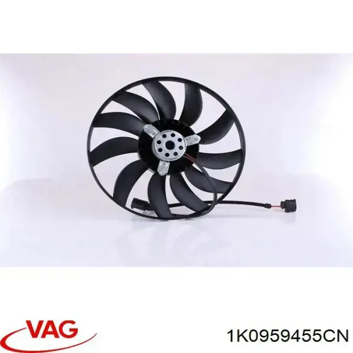 Вентилятор системи охолодження лівий VAG 1K0959455CN ціна, від 38.11 USD
