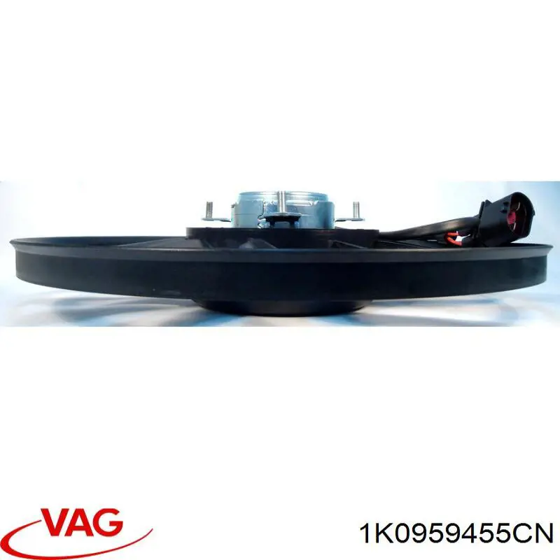 1K0959455CN VAG Електровентилятор охолодження в зборі (мотор + крильчатка), лівий