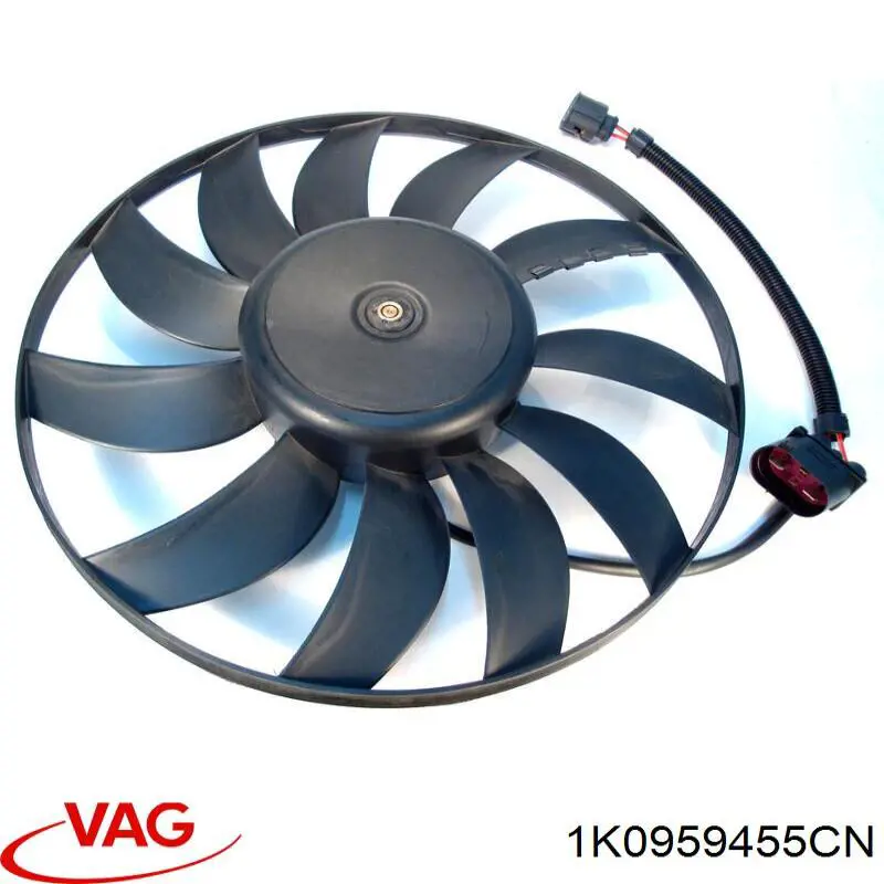 Вентилятор системи охолодження лівий VAG 1K0959455CN ціна, від 38.11 USD