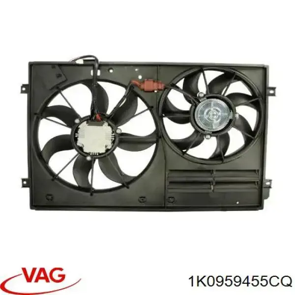 Вентилятор системи охолодження лівий VAG 1K0959455CQ ціна, від 90.96 USD