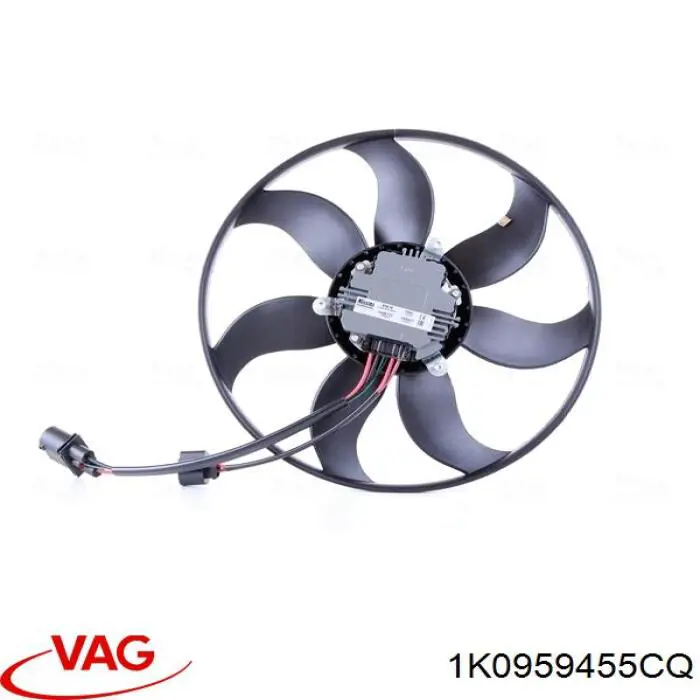 Вентилятор системи охолодження лівий VAG 1K0959455CQ ціна, від 90.96 USD