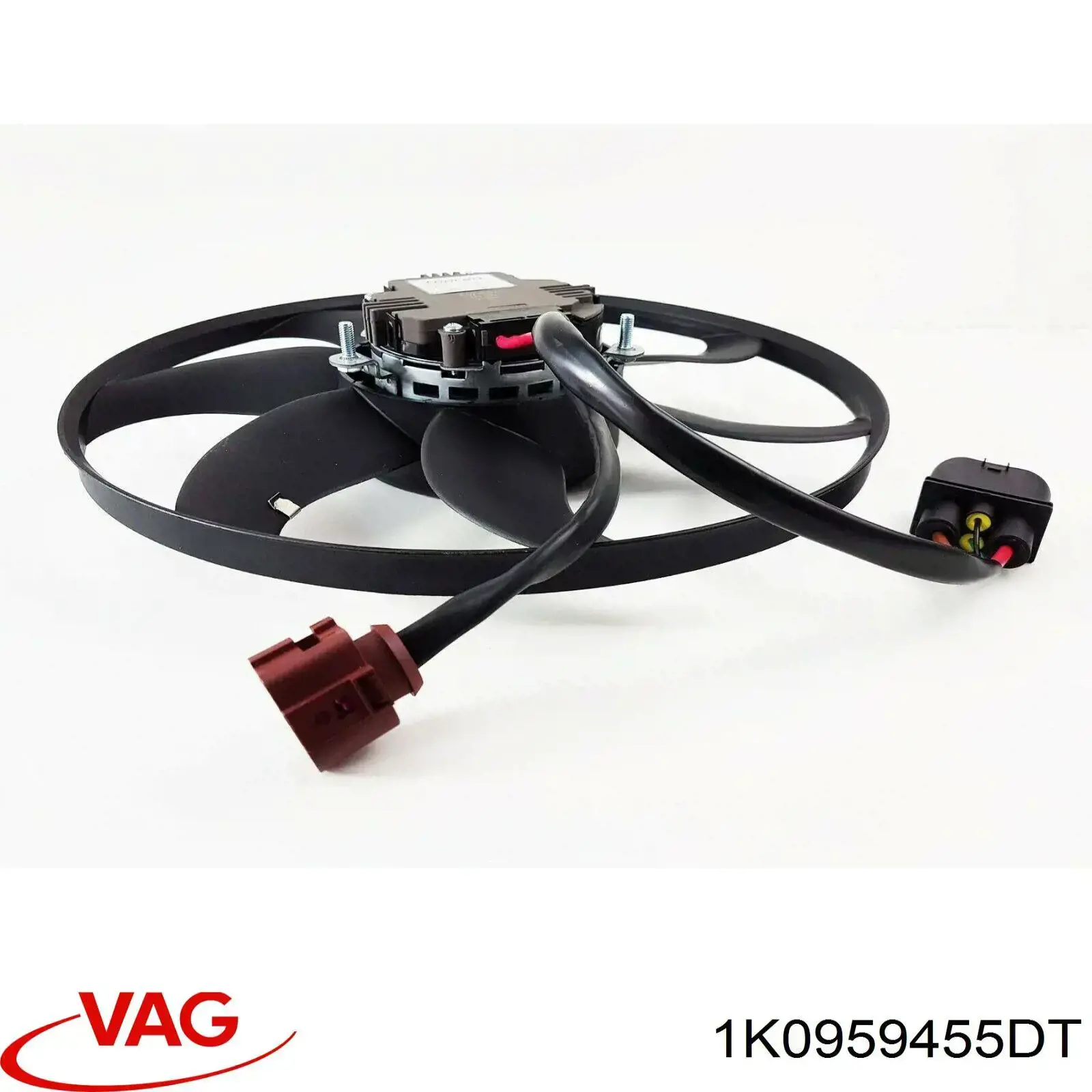 Купити 1K0959455DT VAG Електровентилятор охолодження в зборі (двигун + крильчатка), лівий